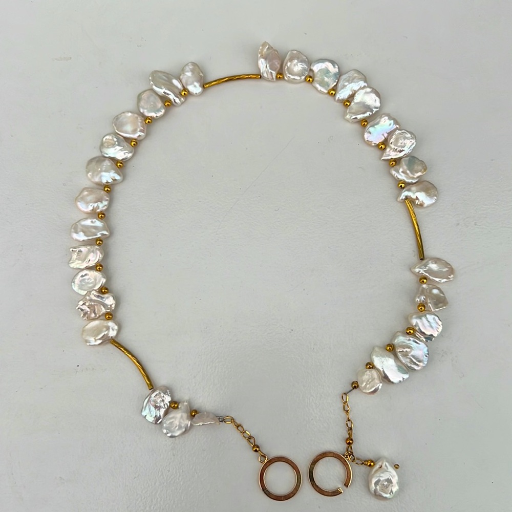 NWOT Designer Pearl Necklace - Picture 4 of 5